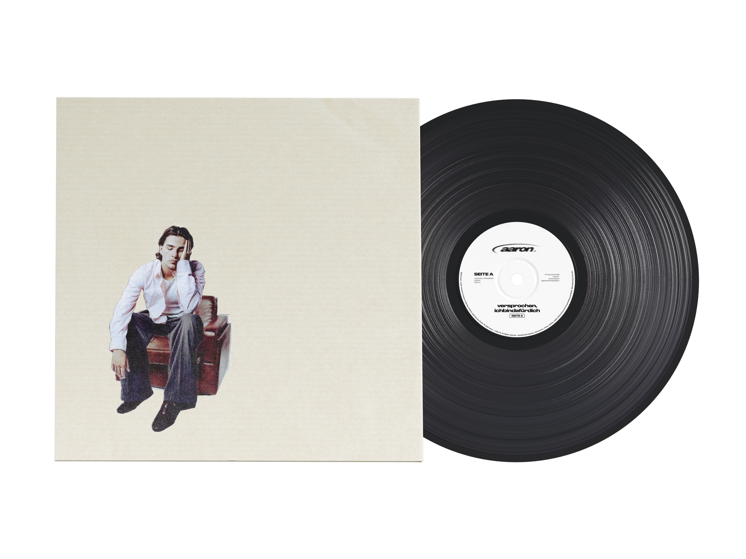 AARON vinyl record with sleeve